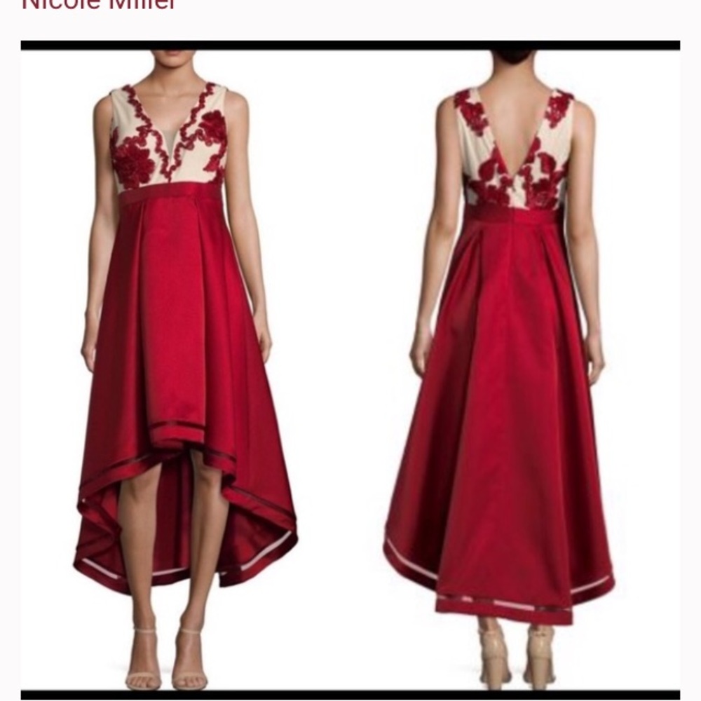 Nicole Miller Hi Low Gown